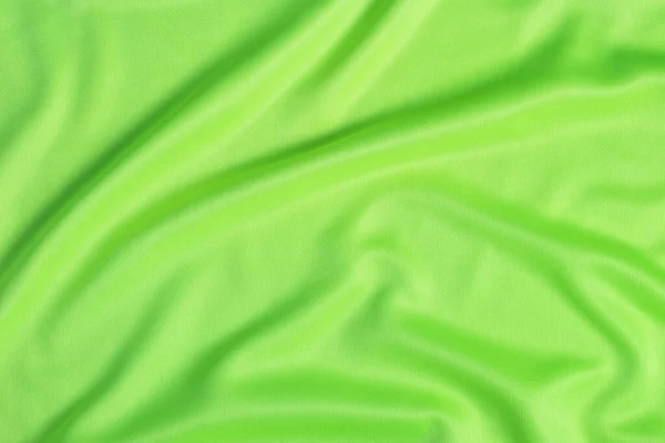 Groene Stof Doek Achtergrond Textuur Close — Stockfoto
