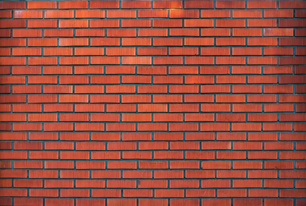 Кирпичная Стена Красным Кирпичом Красный Кирпичный Фон — стоковое фото
