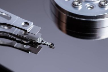 manyetik sabit disk sürücüsü kafa okur,