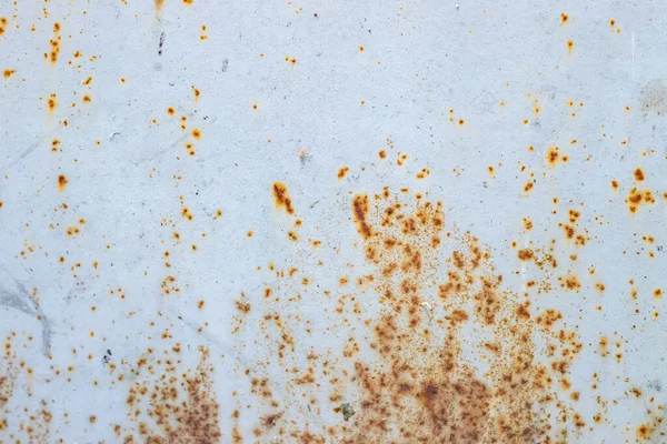 Rusted Corroded Metal White Background — Zdjęcie stockowe