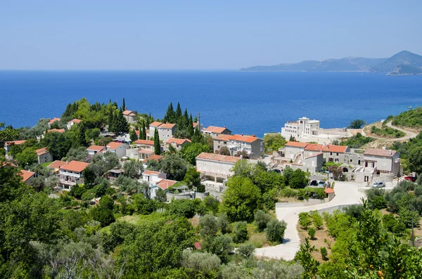 Panorama of montenegro coast line — Stock Photo, Image