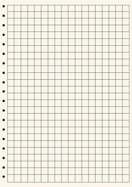 Grafik Kağıdı Kusursuz Desen - Okula dönmek için boş ızgara ya da grafik kağıdı