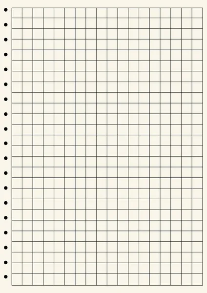 Graph Paper Seamless Pattern Blank Grid Sheet Graph Paper Back — Stock Vector