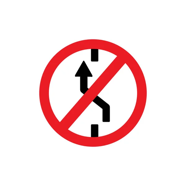 Yasak Yol Işareti Hareketleriyle Yol Tabelasını Durdur Vektör Kırmızısı Trafik — Stok Vektör