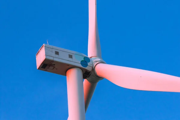 Turbina Wiatrowa Jest Maszyną Która Może Odbierać Przekształcać Energię Kinetyczną — Zdjęcie stockowe