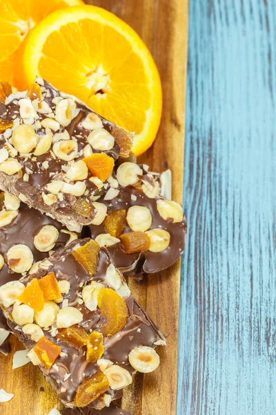 Chocolate y naranja — Foto de Stock