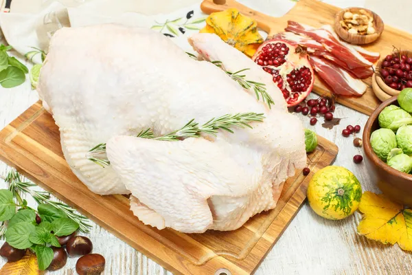 Raw turkey — Stock Photo, Image