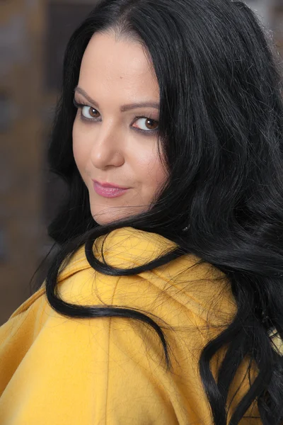 Beautiful brunette woman portrait — Stock Photo, Image