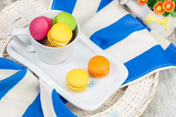 Ciasteczka Macaroons — Zdjęcie stockowe