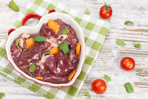 Chicken liver — Stock Photo, Image