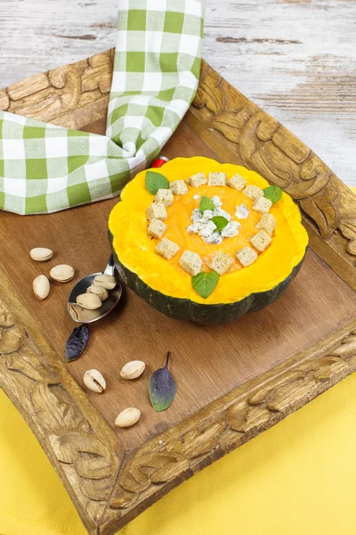 Sopa de calabaza . — Foto de Stock