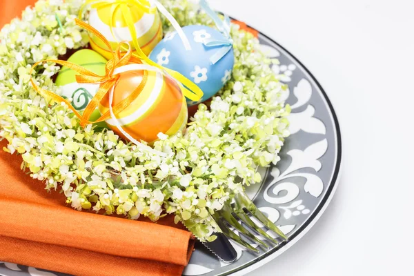 Easter place setting — Stock Photo, Image