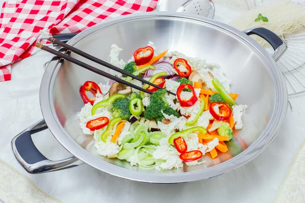 Növényi stir-fry — Stock Fotó