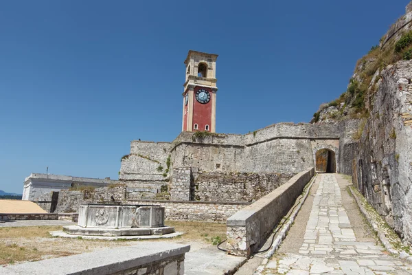 Ancienne forteresse à Kerkyra, Corfou, Grèce — Photo