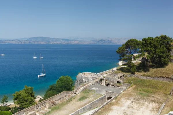 Alte Festung der Stadt Kerkyra, Korfu — Stockfoto