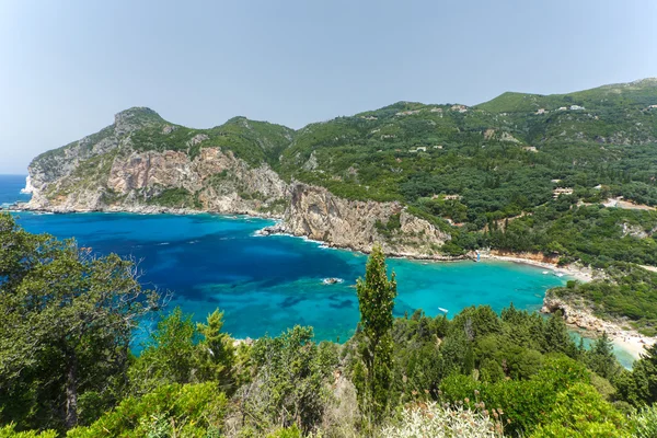 Paleokastritsa bay — Stockfoto