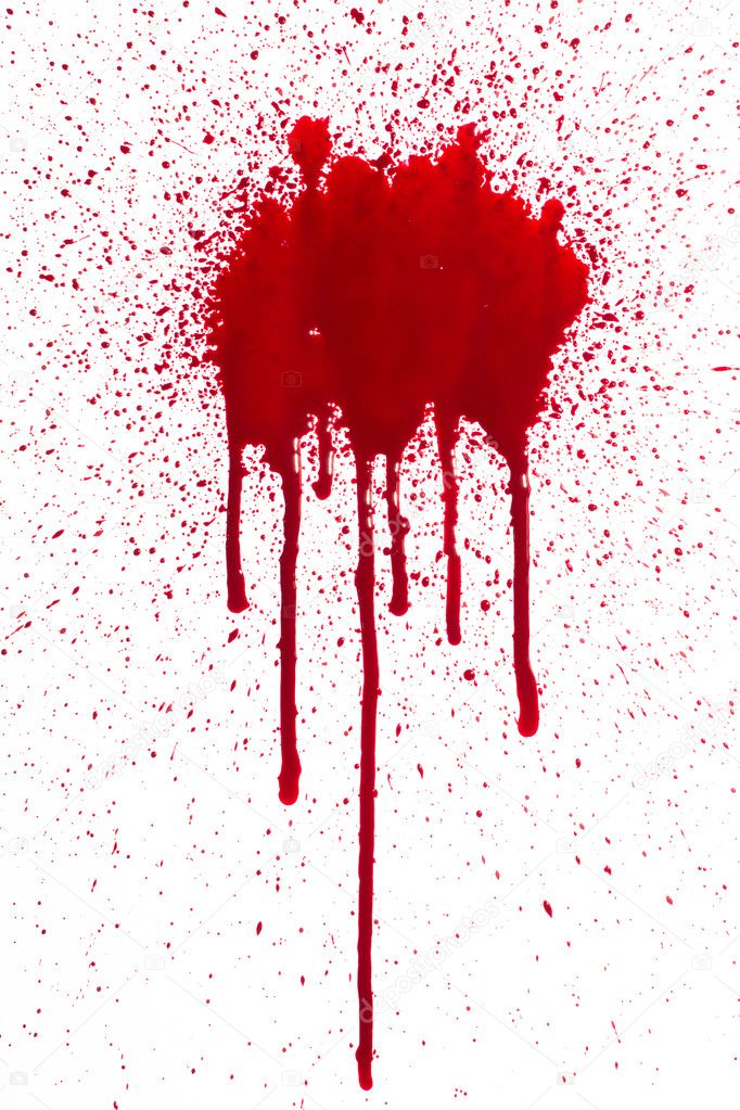 Blood drips