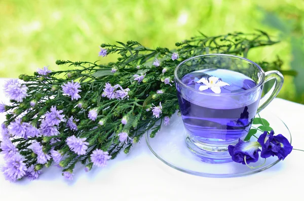 Фиолетовый чай — стоковое фото