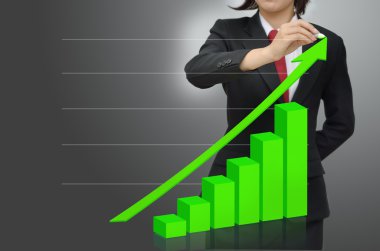 büyüyen yeşil grafik