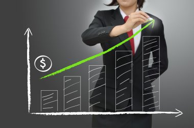 büyüyen yeşil grafik