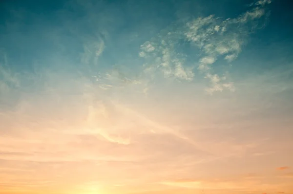 Kleurrijke van avondrood Stockfoto