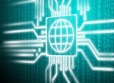LCD ekran matris devresi global simgesinin