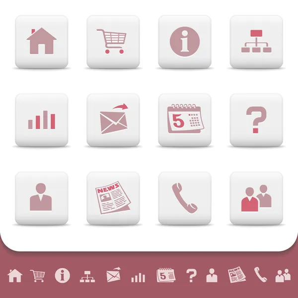 profesyonel web simgeler, düğmeler. vektör set