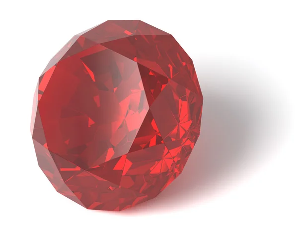 Ruby gem isolated — Stock Photo, Image