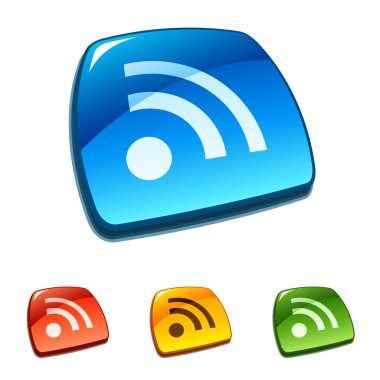 RSS simgesi web düğme Tarih