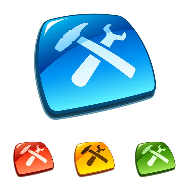 Araçlar simgesi web düğme Tarih