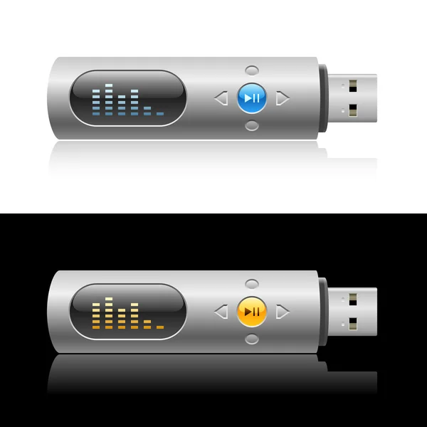 USB-speler — Stockvector