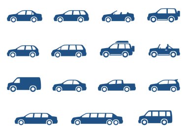 arabalar Icons set