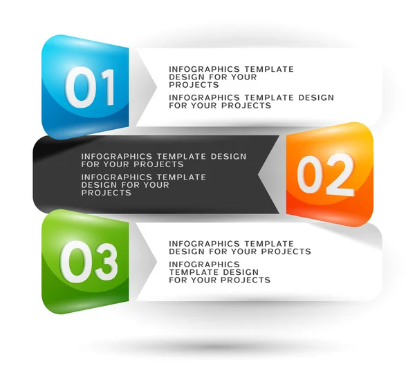 infographics tasarımı ile numaralandırılmış öğeler