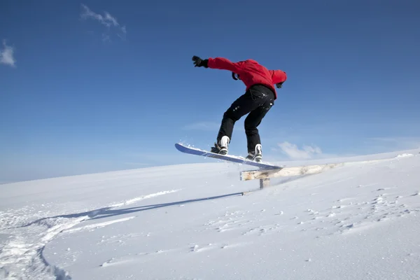 snowboard taşlama wodden demiryolu