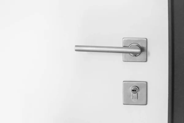 Metal Handle Door Lock Close —  Fotos de Stock