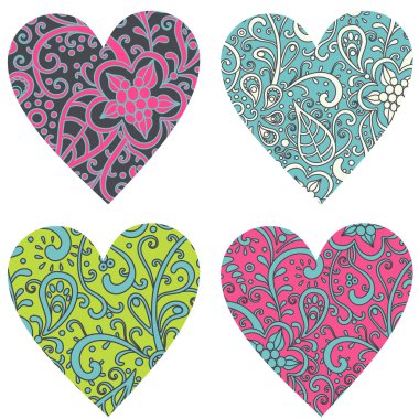 süslü-hearts-set