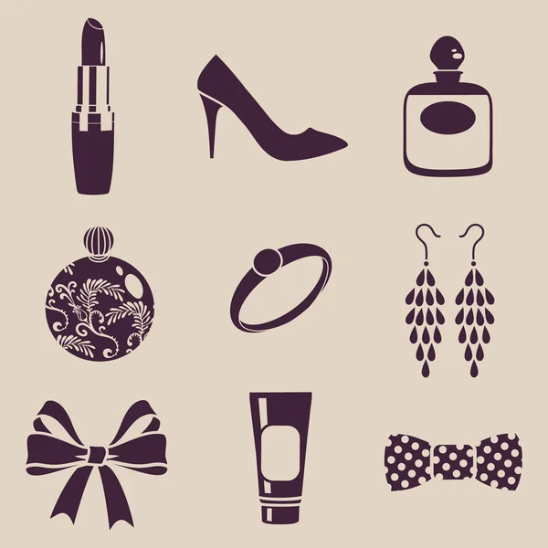 kadın şeyler siluet