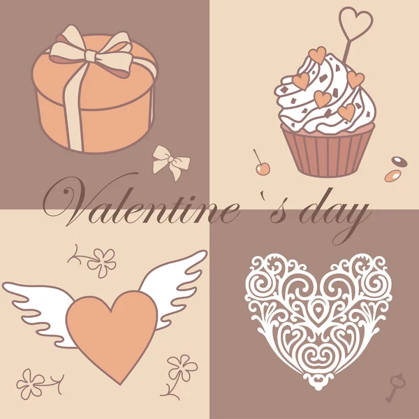 Valentines pattern — Stock Photo, Image