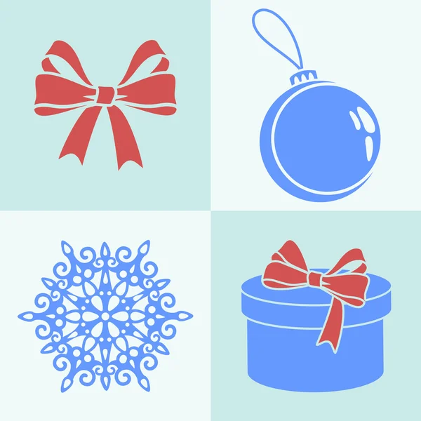 Kerst set — Stockvector