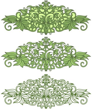 çiçek vektör öğeleri