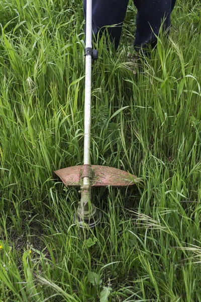 Lawn mower trimmer — Stock Photo, Image