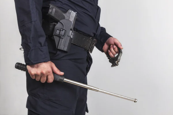 Polizeipistole — Stockfoto