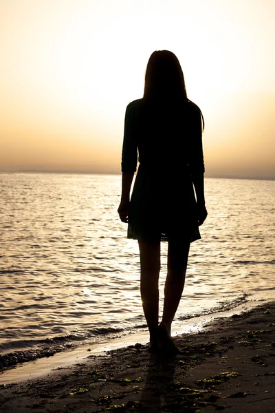 kadın portre olarak siluet