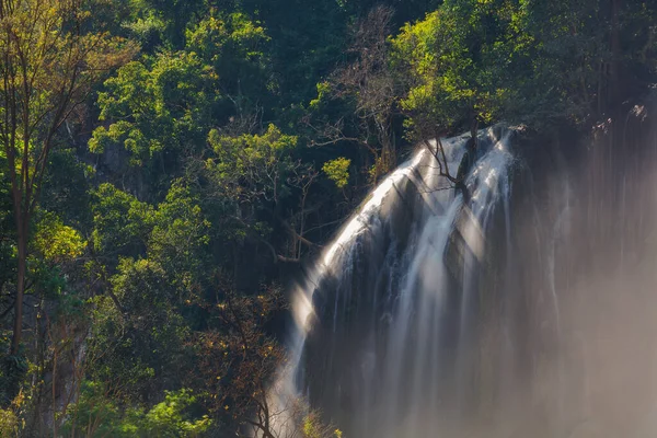 Thi Vodopád Krásný Vodopád Hlubokém Deštném Pralese Tak Provincie Thajsko — Stock fotografie