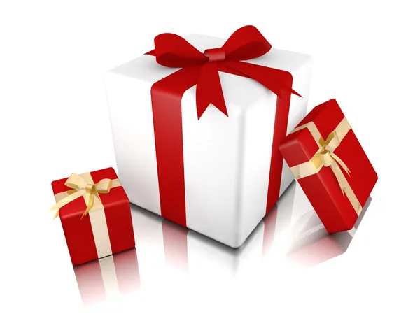 Three gifts — Stock Photo, Image