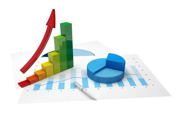 Business Graph — Stock Photo, Image