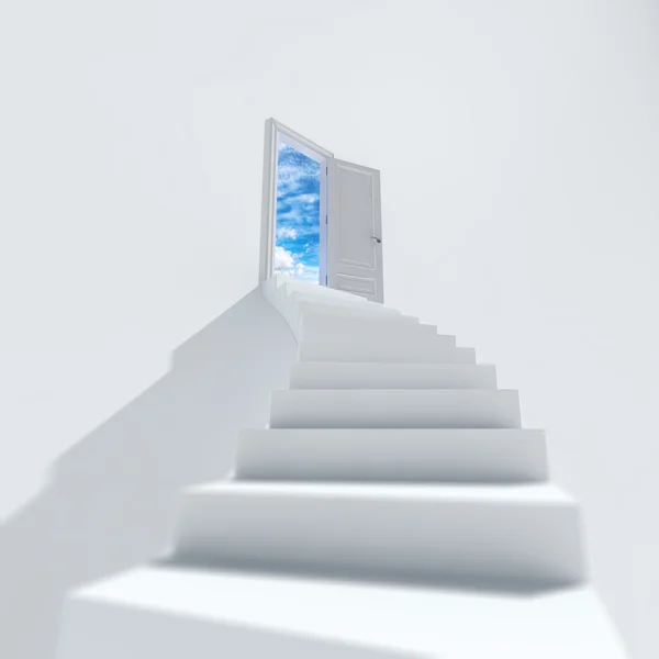 Merdiven gökyüzüne — Stok fotoğraf