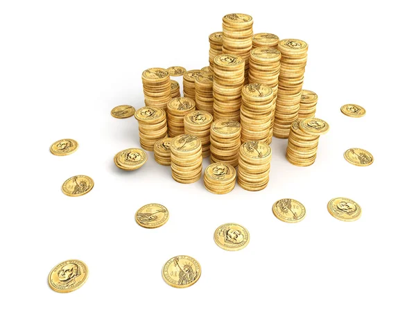 Pile of coins — Stock Photo, Image