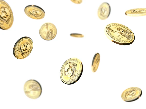 Nuvem de moedas — Fotografia de Stock