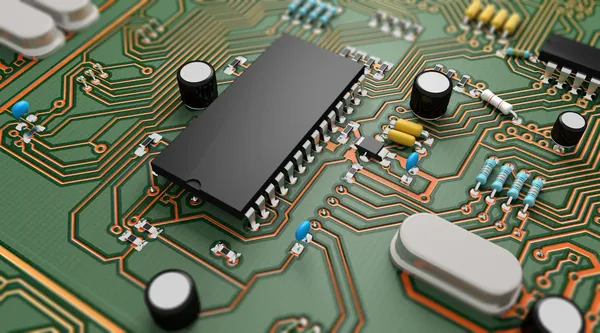 Electronic circuit board — Stock Photo, Image